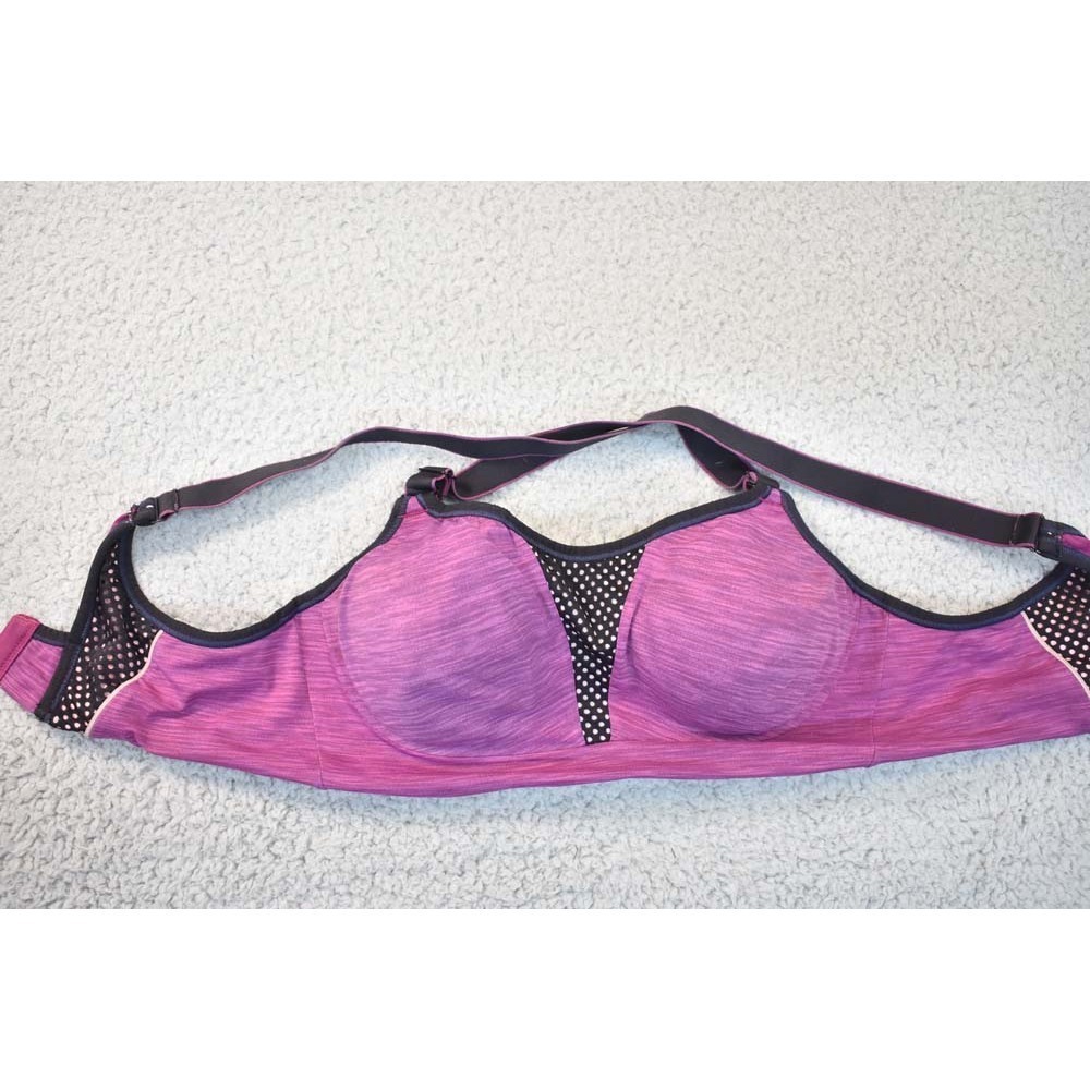 Maidenform Bra 34B Sports Bra DM7989 port Ultimate Medium-Impact Full Coverage